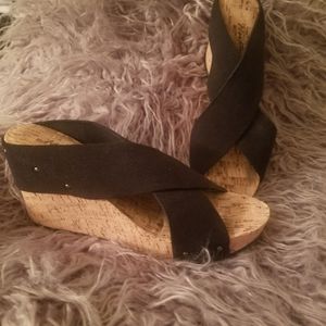 ☆SOLD☆ Cork Wedge heels